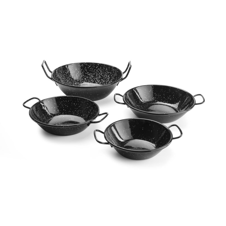 Plats paëlla émaillés