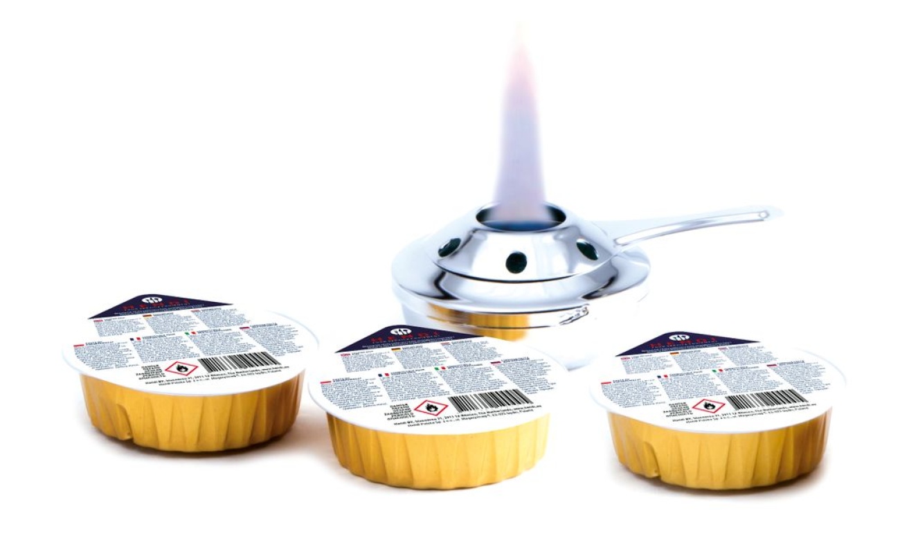 Pâte combustible dans boîtes jetables - 3 pièces