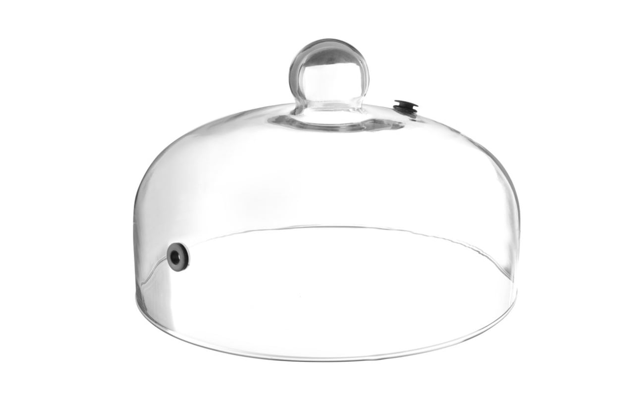 Cloche en verre avec aération