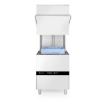 HENDI 231340 Lave-vaisselle à capot - commande électronique - Hygiène et stockage professionnel CHR Distrib