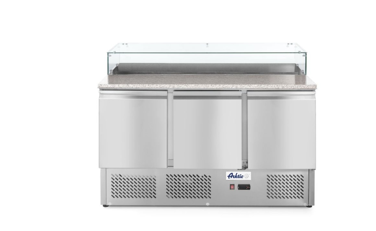 Saladette pizza 3 portes 380L