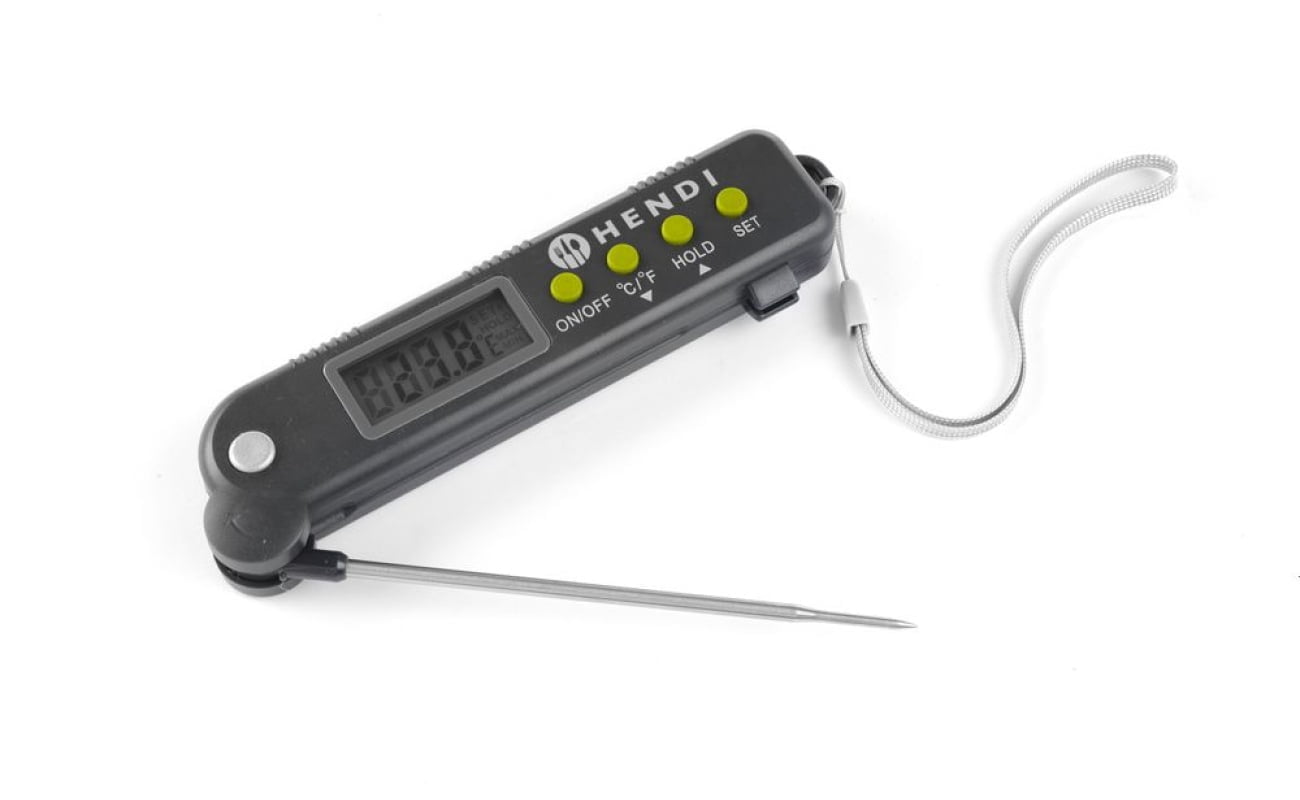 Thermomètre avec sonde repliable