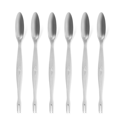 Fourchette De Table HENDI 764213 - Inox Poli Miroir, Longueur 197 Mm, Lot De 6