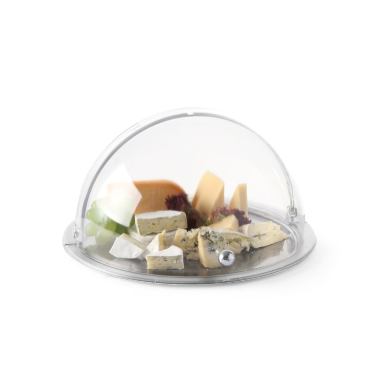 Vitrine ronde à couvercle coulissant roll-top_2