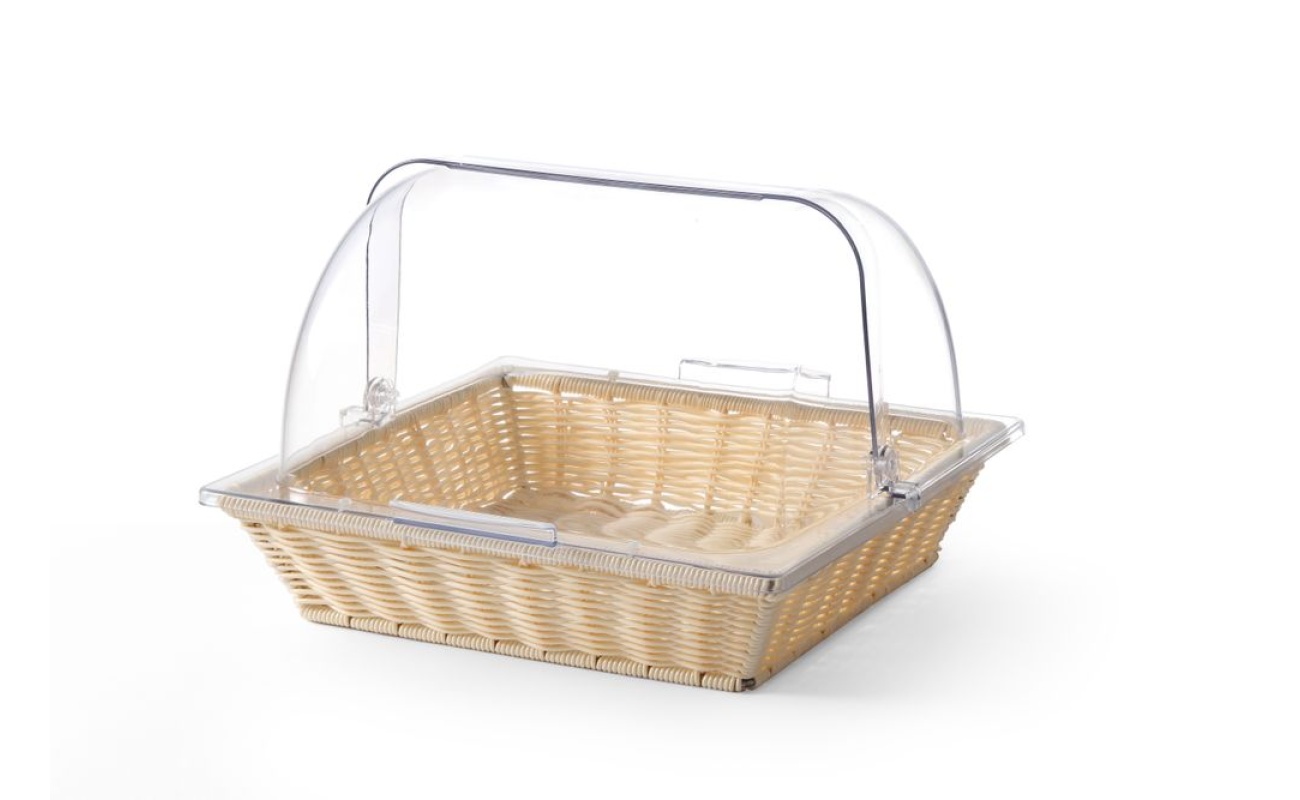 Corbeille avec couvercle rolltop