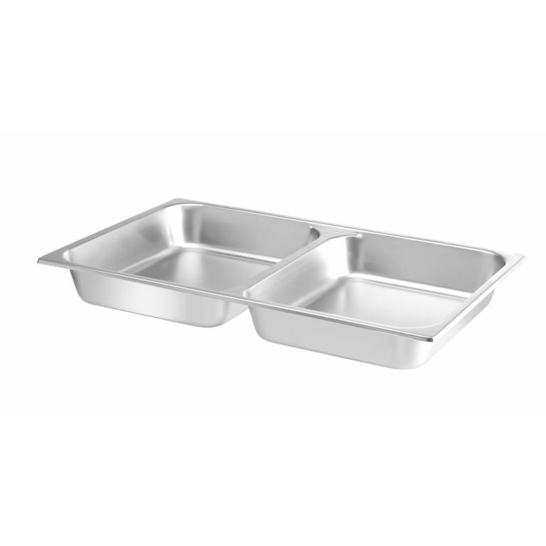Bac GN 1/1 pour chafing dish avec 2 compartiments_2