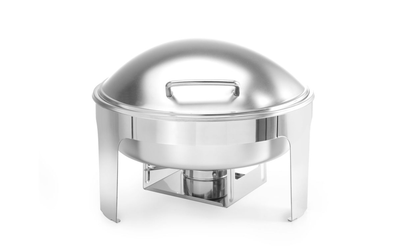 Chafing dish rond finition satiné