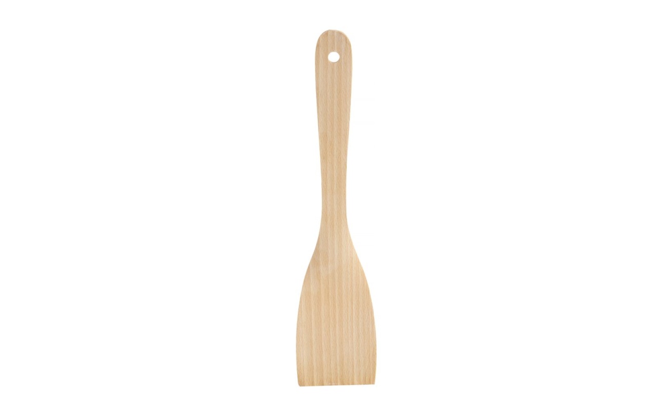 Spatule en bois courbée - lot de 2