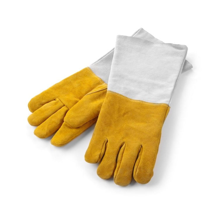 Gants barbecue en cuir résistants à la chaleur - 2 pièces_2