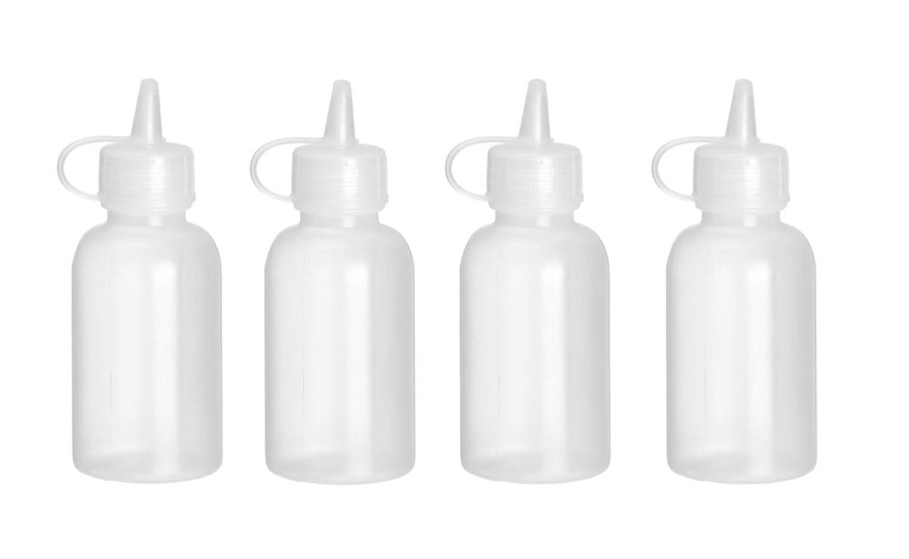 Mini flacon distributeur - set de 4 pièces