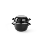 Cocotte à moules émaillée - avec couvercle
