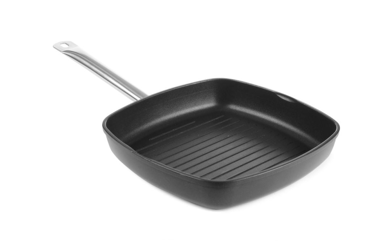 Poêle à griller rainurée Titanium Professional