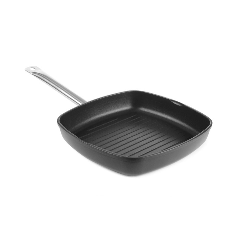 Poêle à griller rainurée Titanium Professional