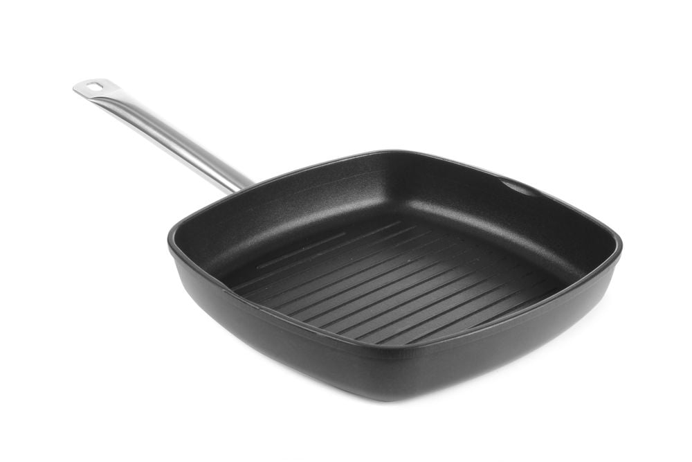 629802 Poêle à griller rainurée Titanium Professional