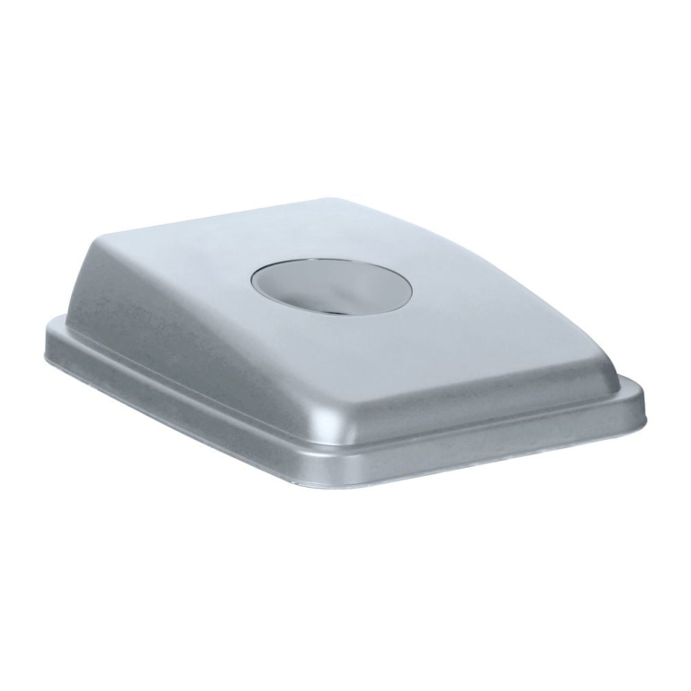 Couvercle avec ouverture pour poubelle étroite rectangulaire de 60 l