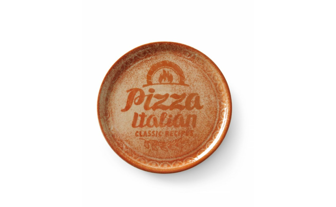 Assiette à pizza Recipe Collection Terracotta