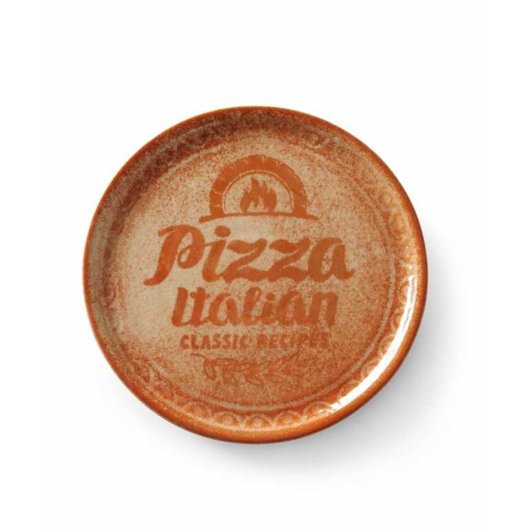 Assiette à pizza Recipe Collection Terracotta