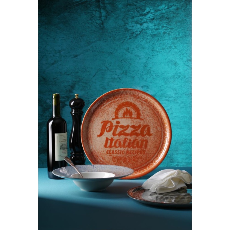 Assiette à pizza Recipe Collection Terracotta_4