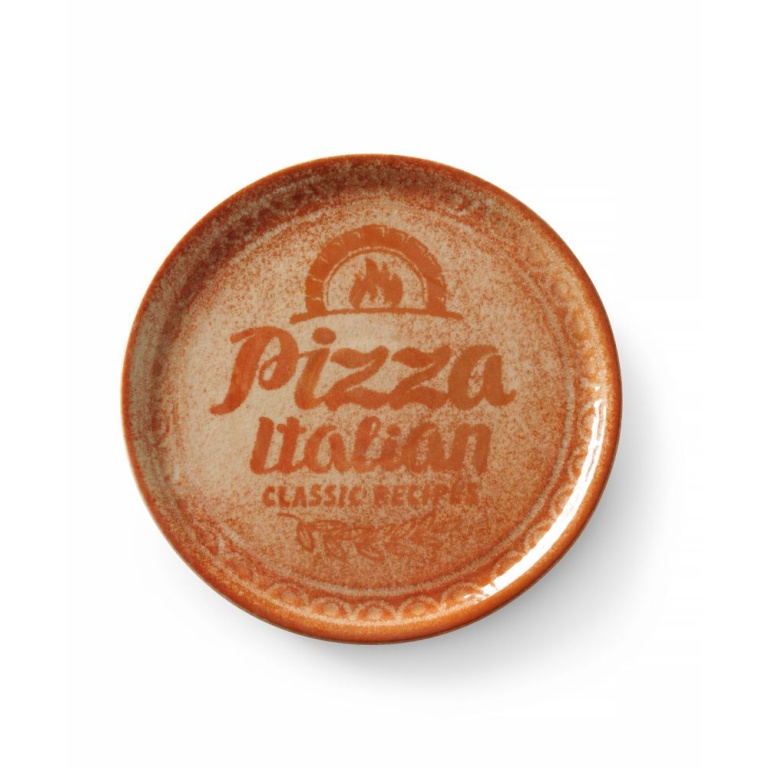 Assiette à pizza Recipe Collection Terracotta