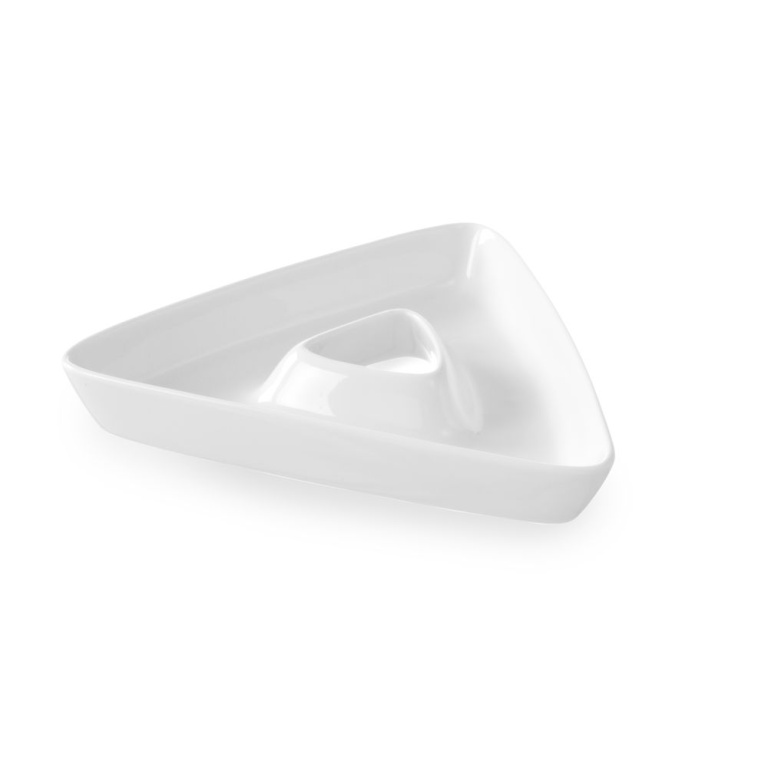 Assiette triangulaire