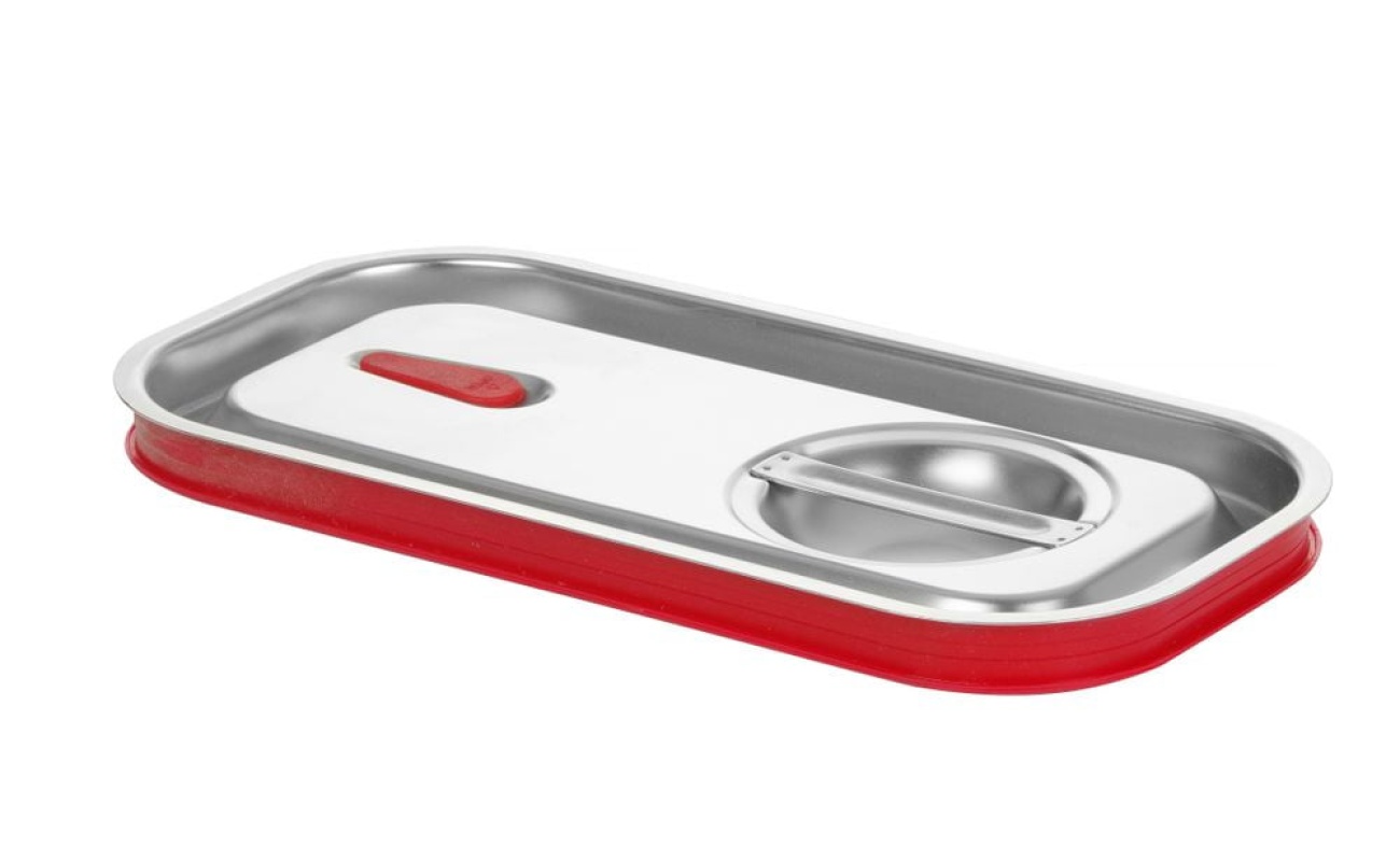 Couvercle gastronorme avec bord en silicone