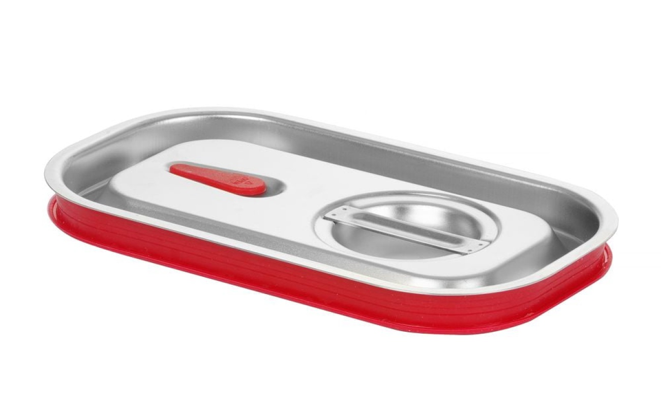 Couvercle gastronorme avec bord en silicone