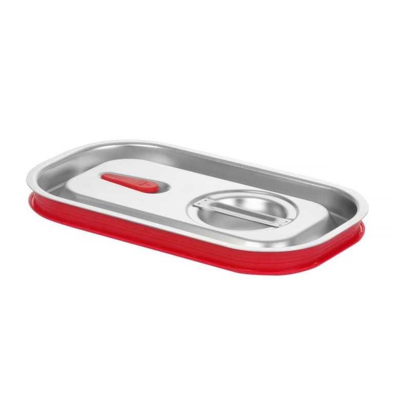 Couvercle gastronorme avec bord en silicone