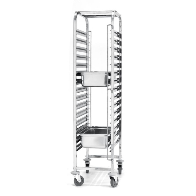 Chariot porte-plateaux - 15 x GN 1/1