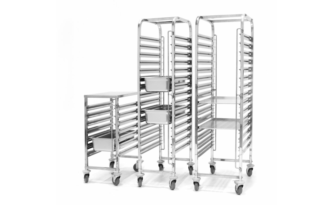 Chariot porte-plateaux - 7 x GN 1/1_2