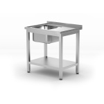 Table d’évier avec étagère – vissée