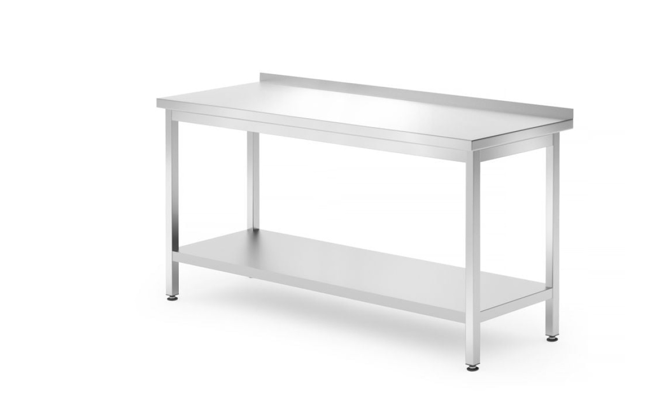 Table murale avec étagère – boulonnée