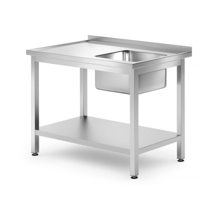 Table d’évier avec étagère – vissée