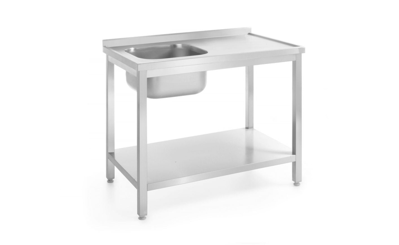 Table d’évier avec étagère – vissée
