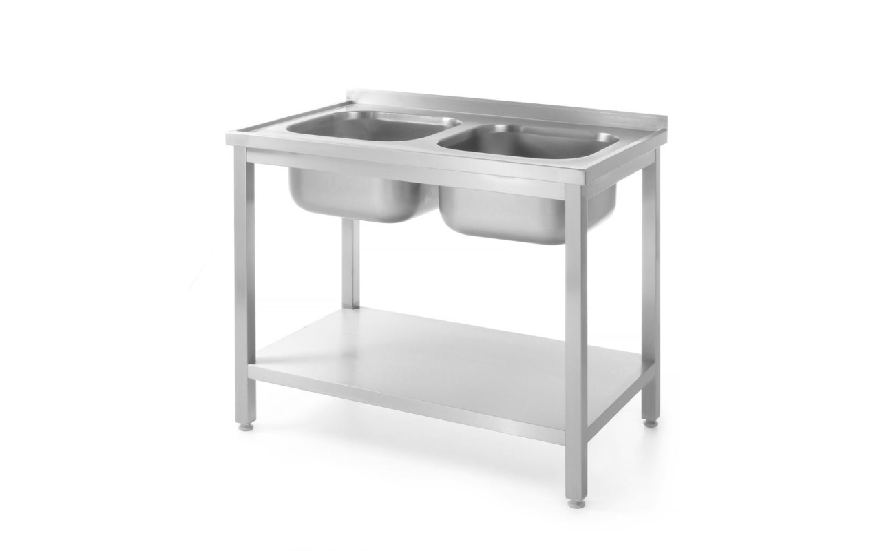 Table avec 2 éviers
