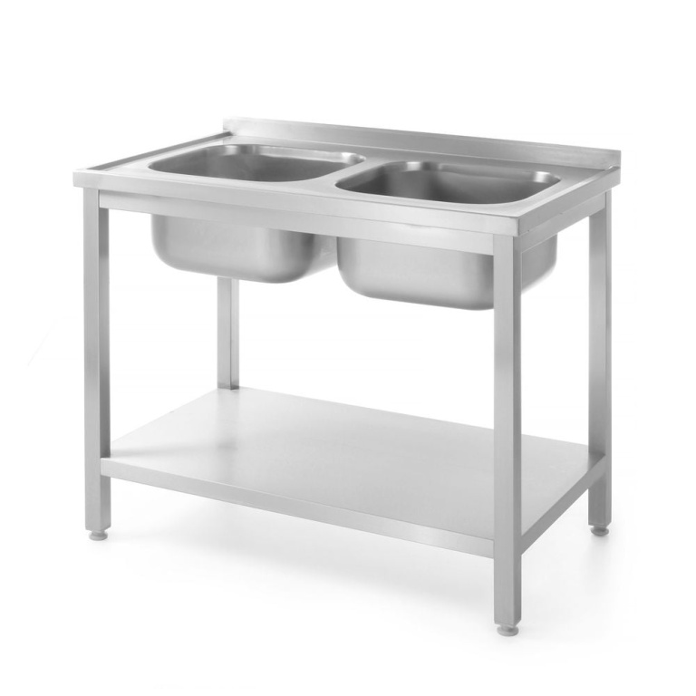 Table avec 2 éviers