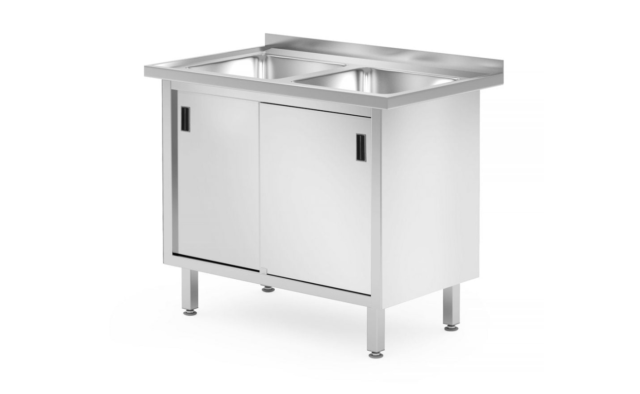 Table avec 2 éviers