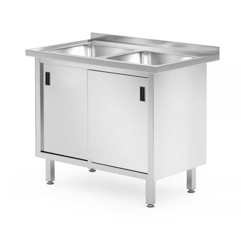 Table avec 2 éviers