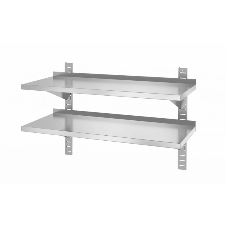 Étagère murale double