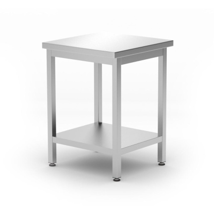 Table de travail centrale avec étagère – vissée