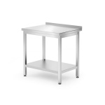 Table de travail murale avec étagère - vissée