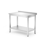 Table de travail murale avec étagère - vissée