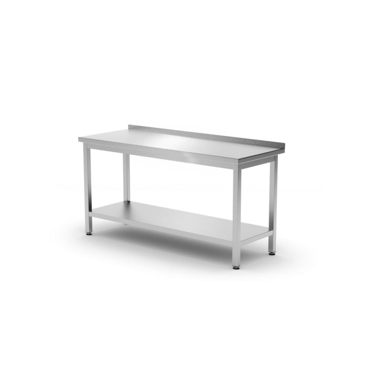 Table de travail murale avec étagère - vissée