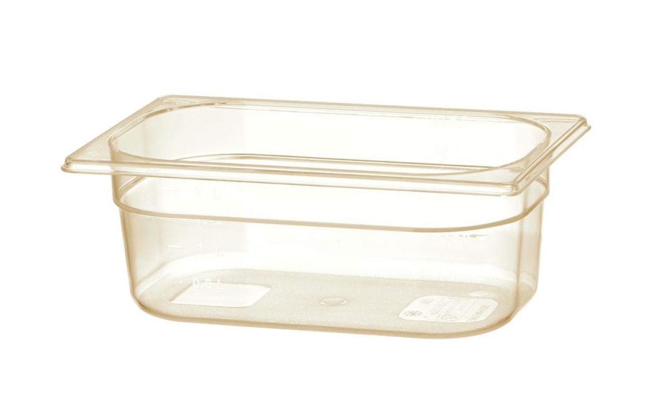 Bac gastronorme 1/4 résistant aux températures élevées
