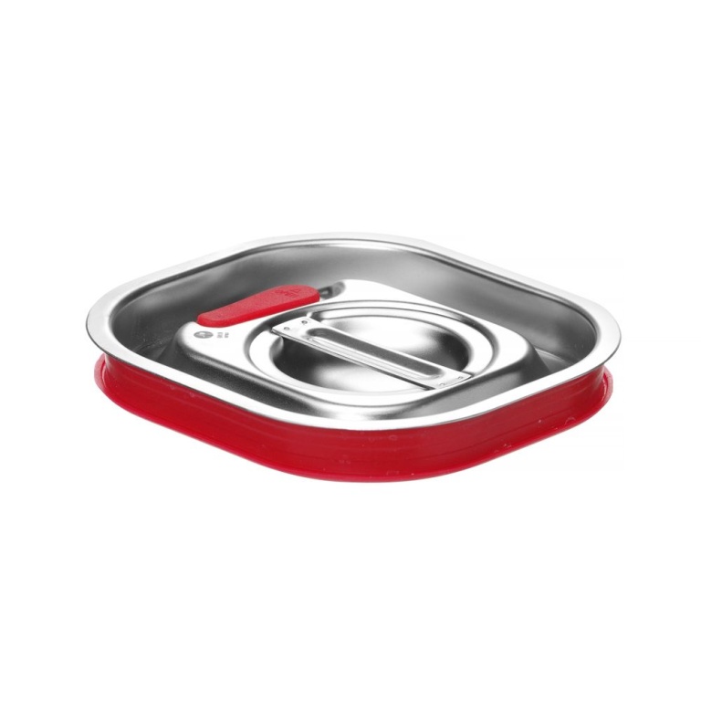 Couvercle gastronorme avec bord en silicone