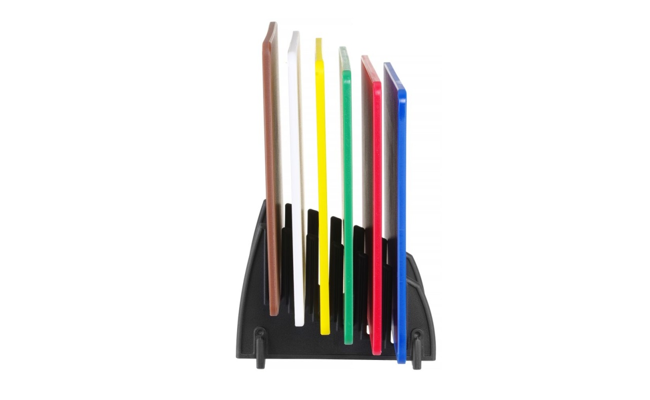 Set de 6 planches à découper HACCP avec rack_2