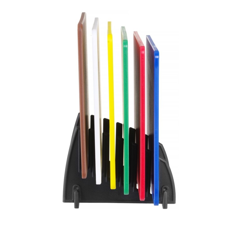 Set de 6 planches à découper HACCP avec rack_2