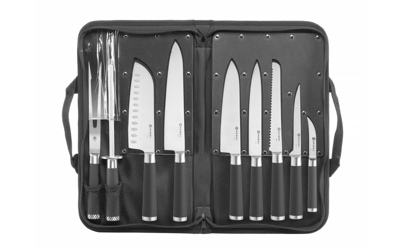 Mallette de couteaux 9 pièces