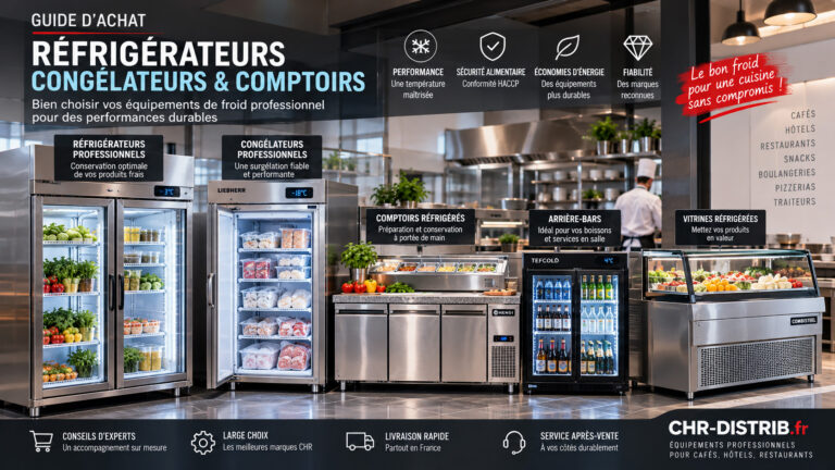 Réfrigérateur et congélateur comptoir : guide de choix professionnel 56 Réfrigérateur et congélateur comptoir : guide de choix professionnel