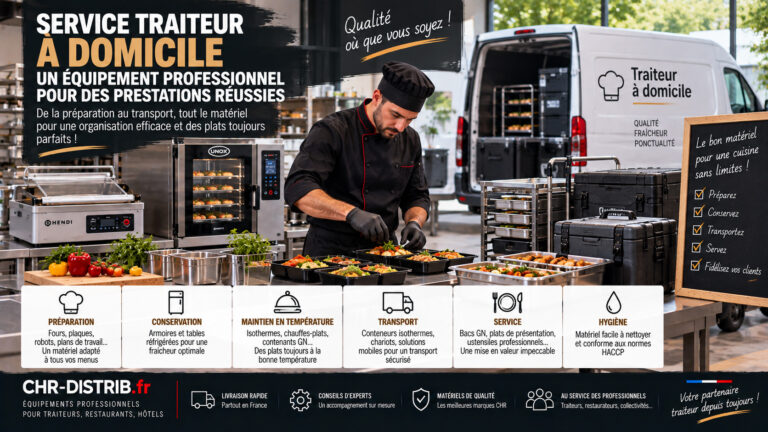Traiteur à domicile : choisir le matériel de cuisine, transport et service 47 Traiteur à domicile : choisir le matériel de cuisine, transport et service