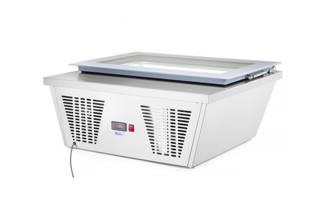 Vitrine réfrigérée négatif pour crème glacée_2